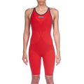 Red 30 Closed Back Racing Swimsuit Y705