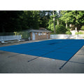 12& x 24& Blue Solid In Ground Pool Cover with Center Drain Panel U490