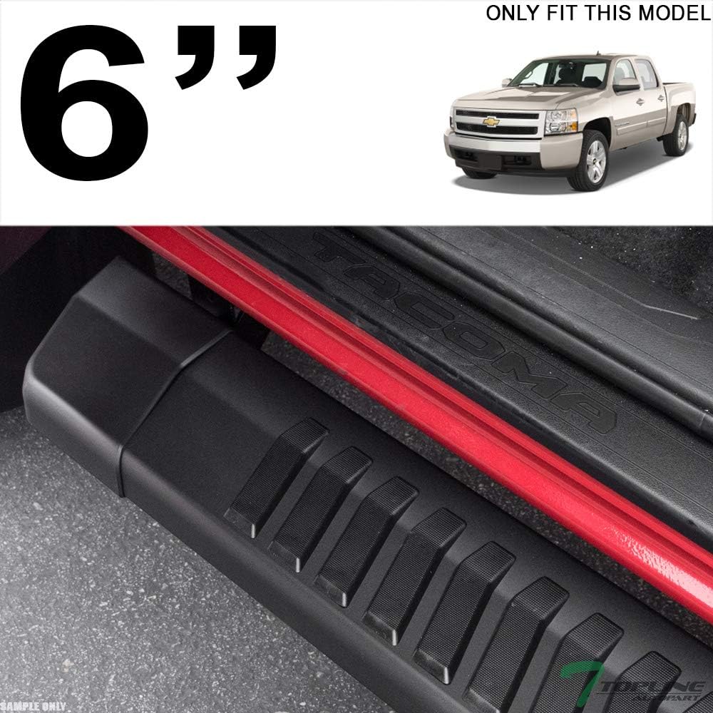 Matte Black Aluminum Side Step Rail Running Boards G398010