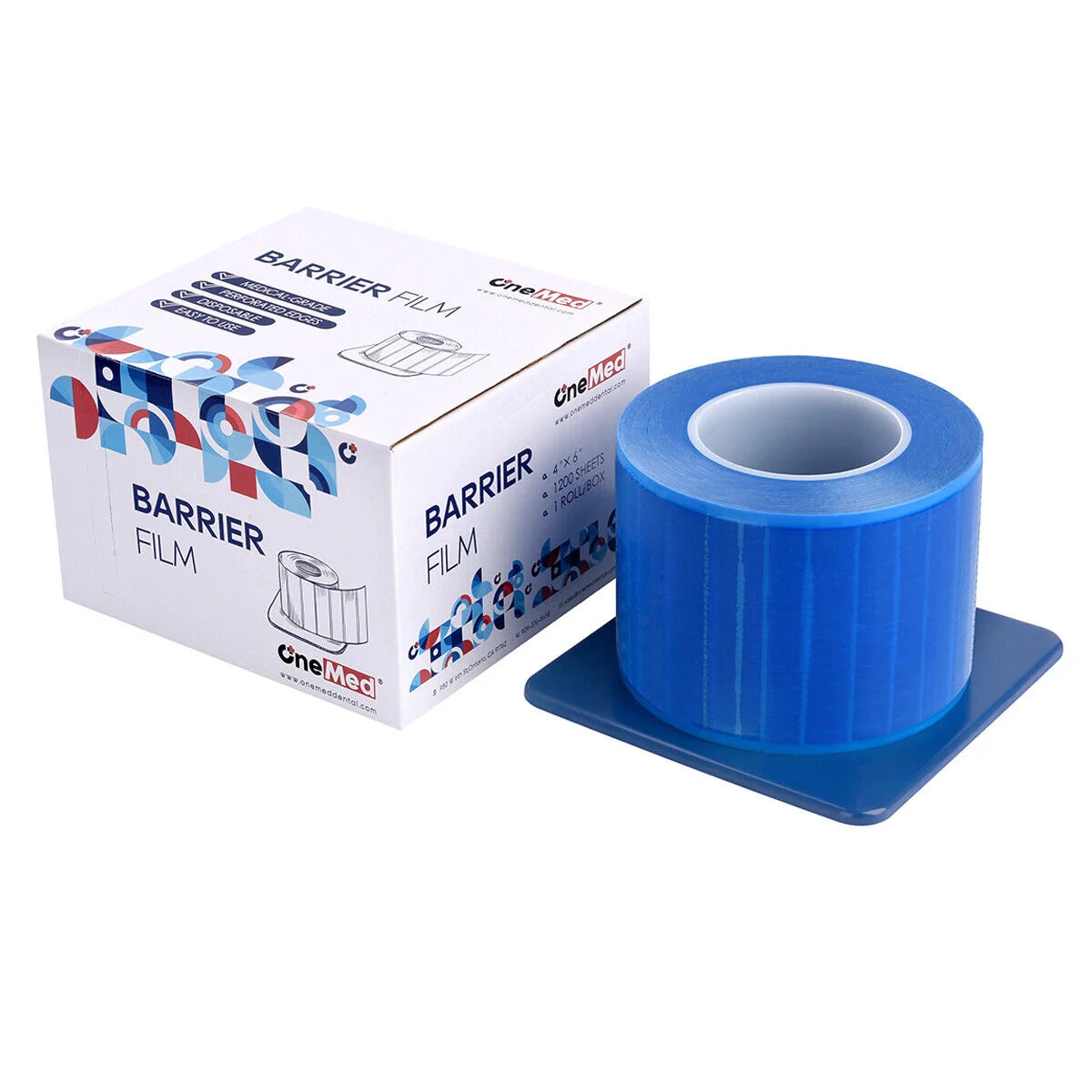 Blue PE Barrier Film 4"x 6" 4 Rolls O238391