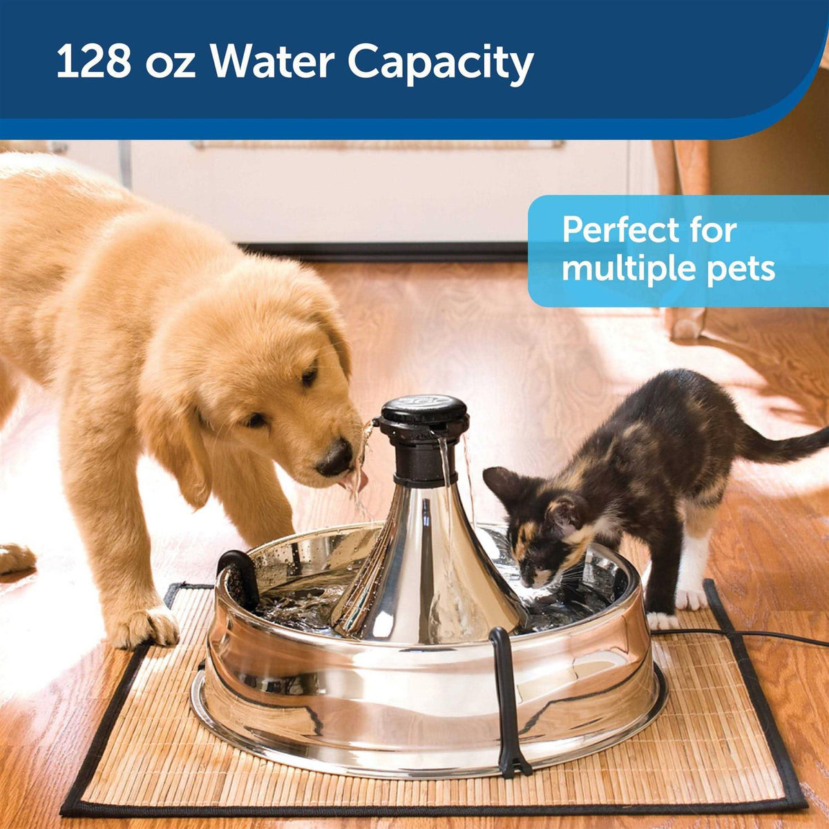Stainless Steel Pet Fountain P541