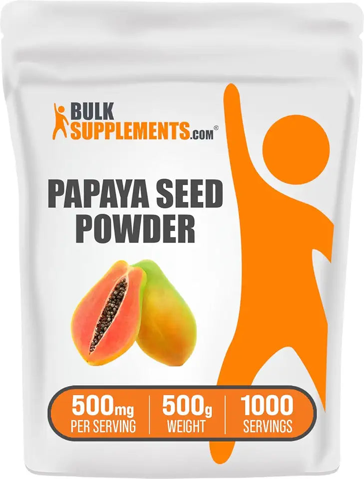 Papaya Seed Powder 500mg Gluten Free T1104