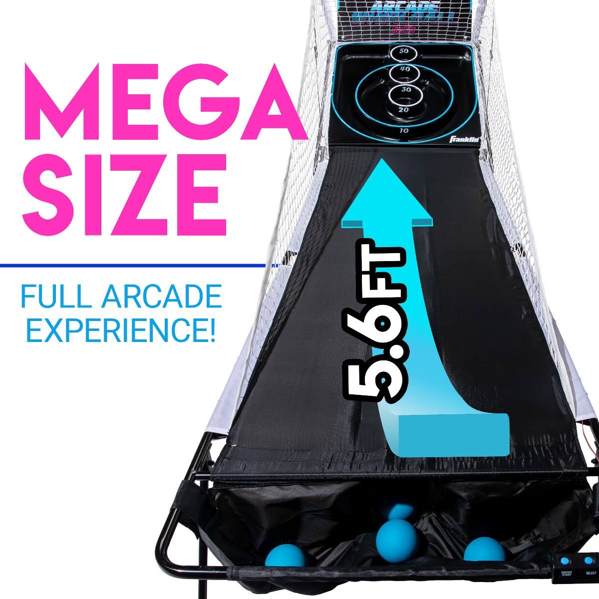 Arcade Game with 4 Arcade Balls and Over 5ft Ramp R4266