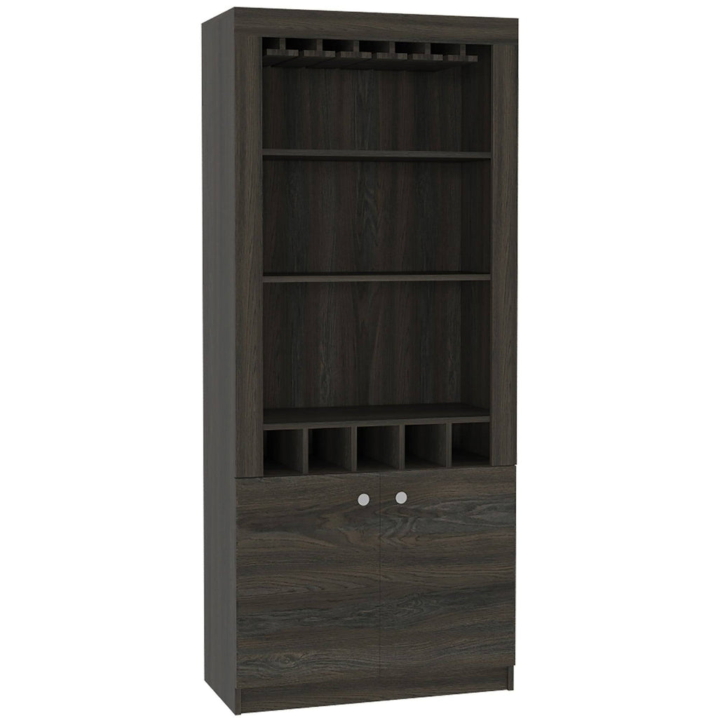 Black Wengue Bar Cabinet L382667