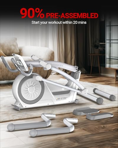 Magnetic Elliptical Exercise Machine with 16-Level Resistance Control Q156