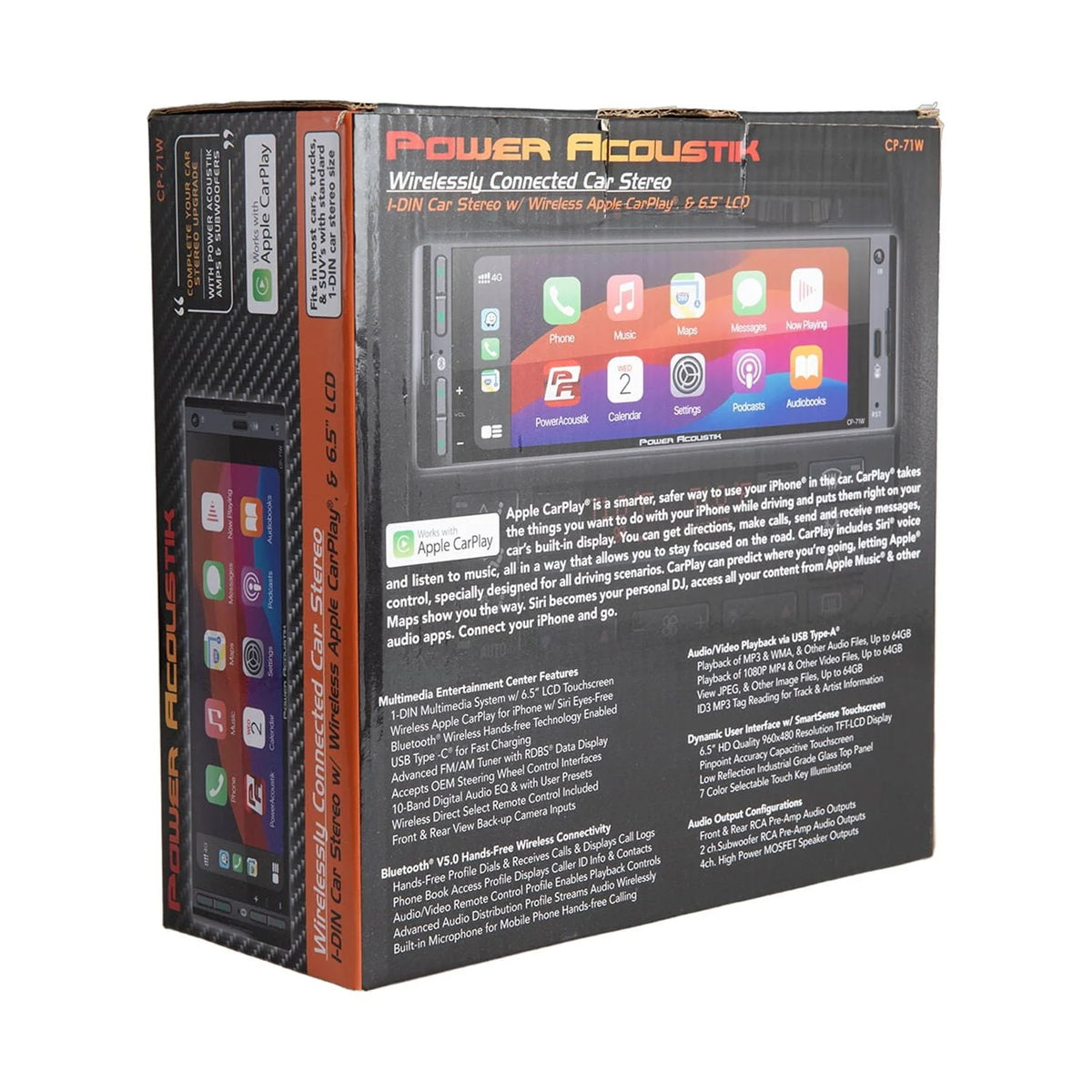 6.5 Touchscreen Single DIN Car Stereo U5358
