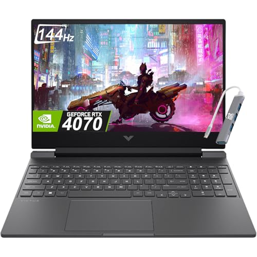 16.1" FHD 144Hz Gaming Laptop, AMD Ryzen 7, 32GB DDR5 RAM, 2TB SSD, NVIDIA GeForce RTX 4070 8GB, Win 11 Home Z507406