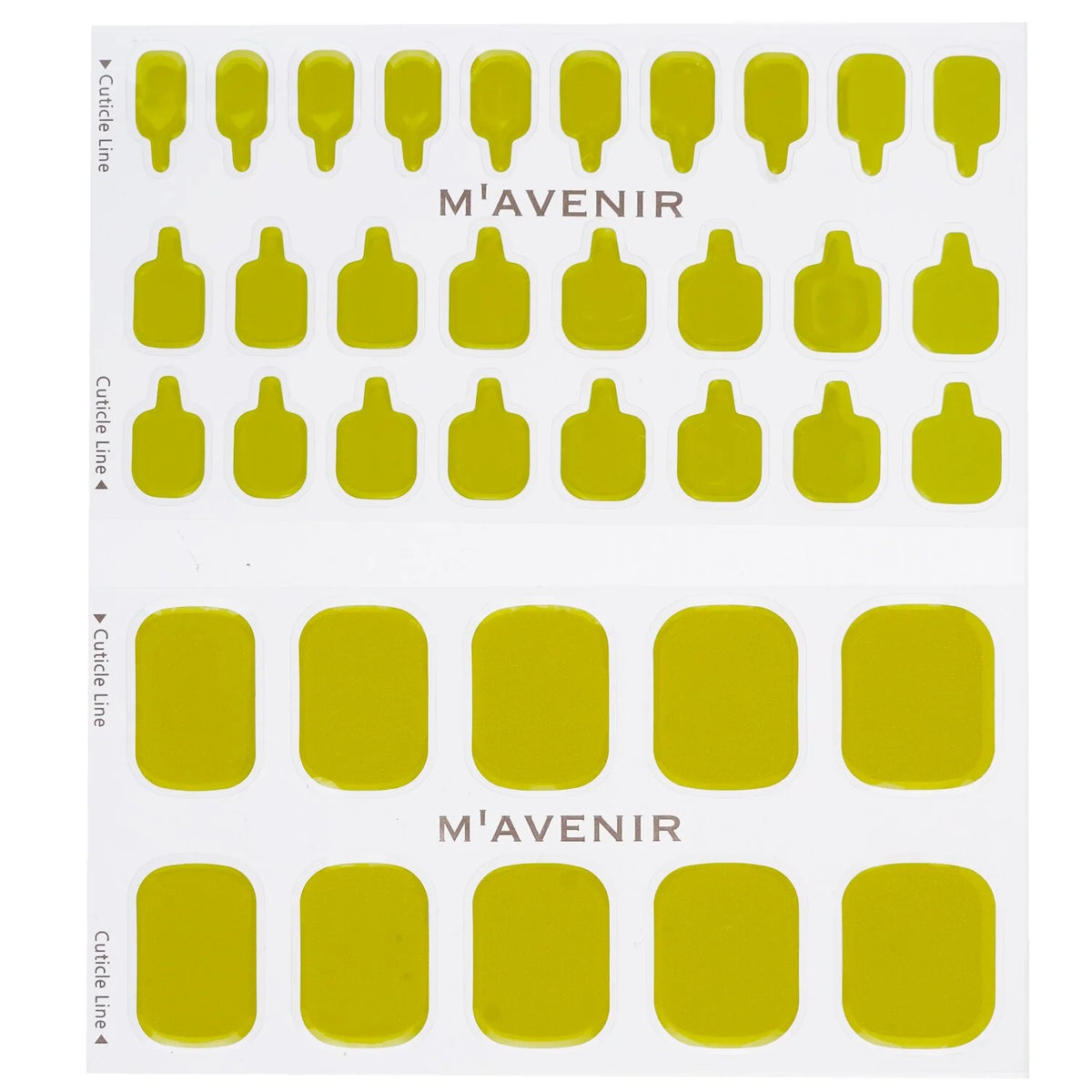 Green Nail Sticker 32pcs M88468