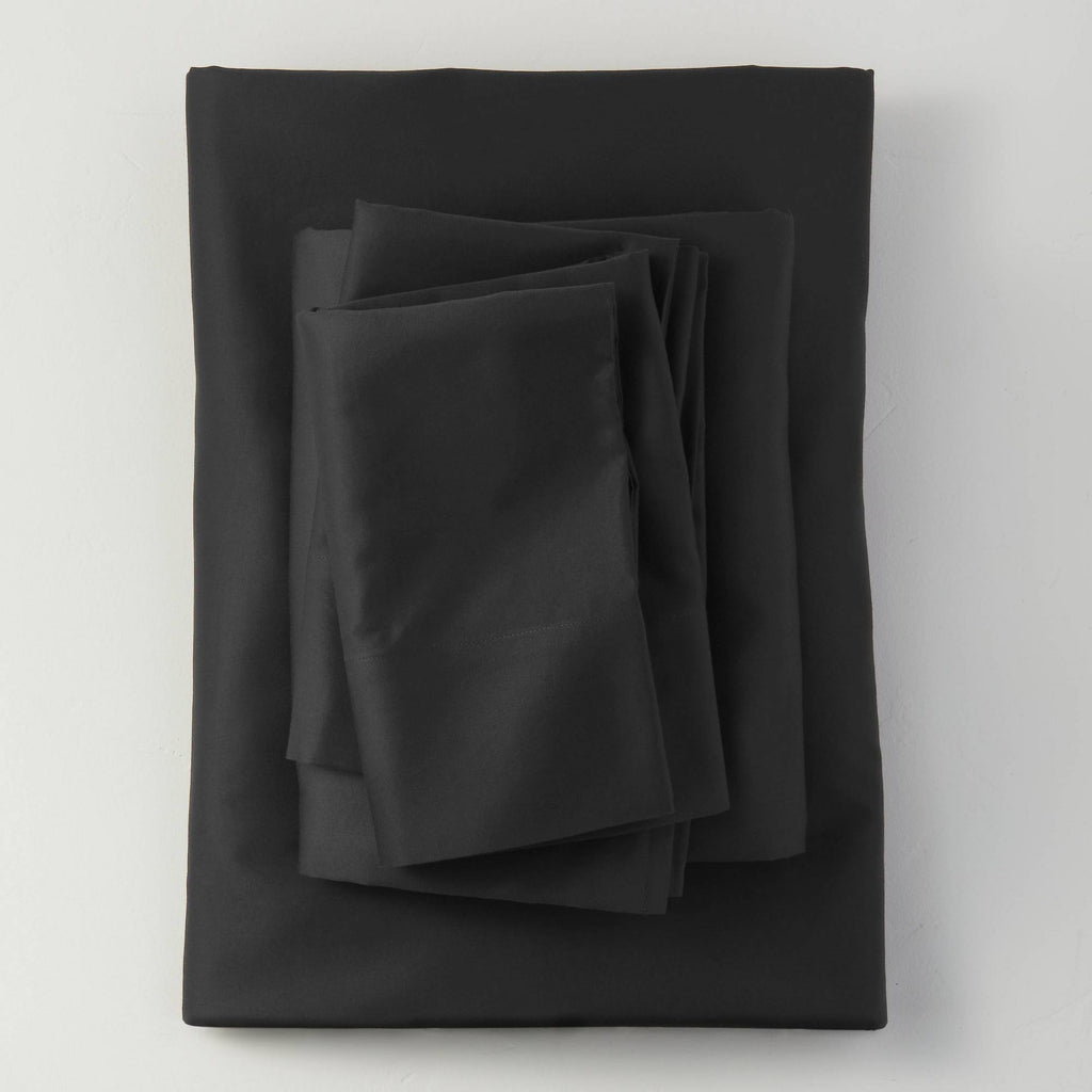 King Washed Supima Sateen Solid Sheet Set S208233