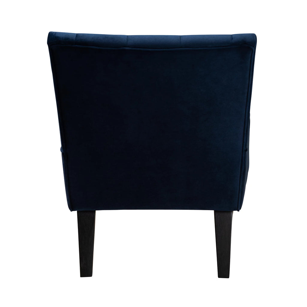 Navy Blue Slipper Chair T3187