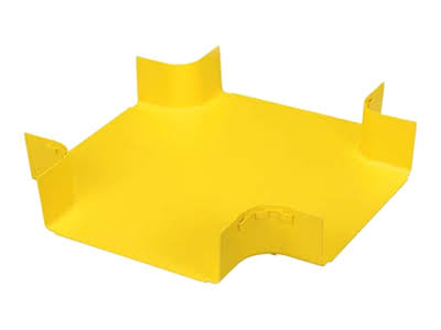 Black ABS Plastic Cable Raceway Cross Fitting B684364