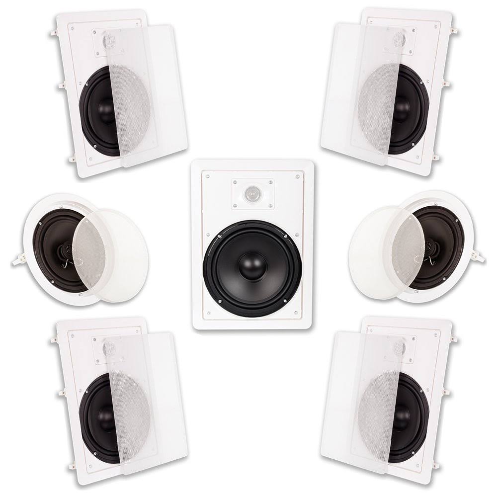 8x22 Home Theater Surround Sound 7 Speaker Set J151832