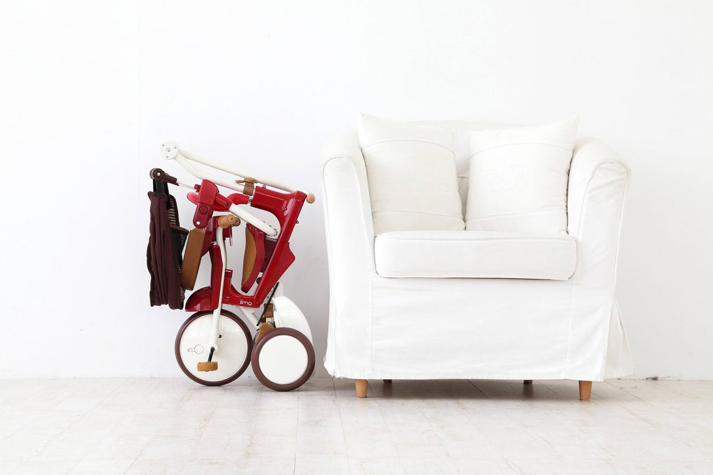 3-in-1 Folding Tricycle with Canopy White F46731