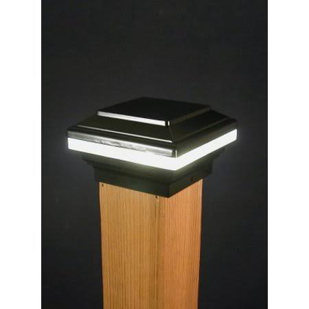 Black LED Post Cap Light K235