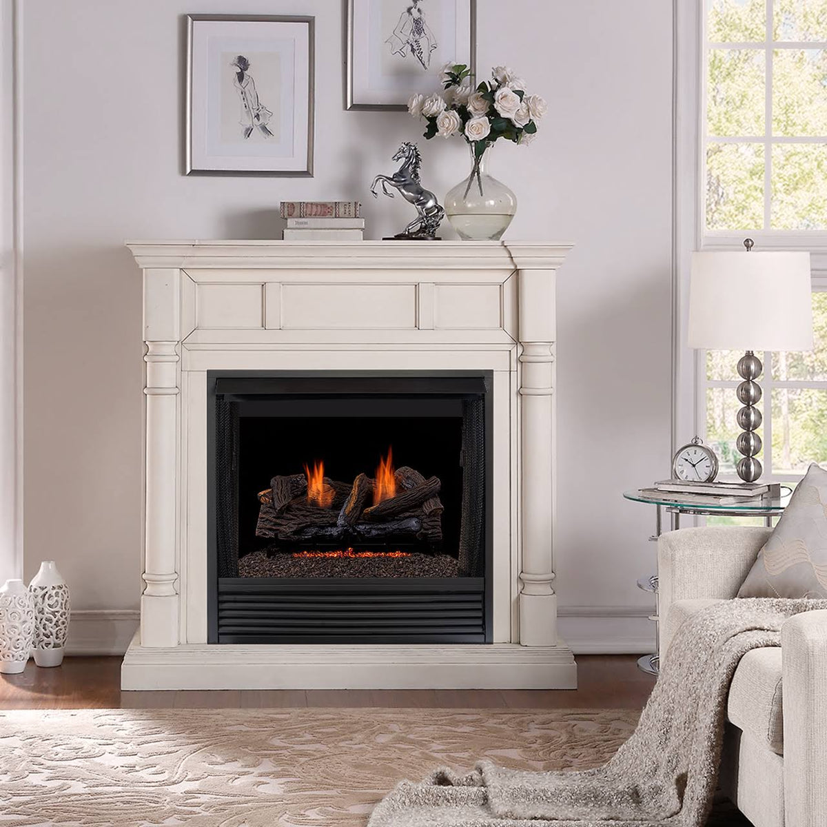 24 in. Ventless Propane Gas Log Set P265506