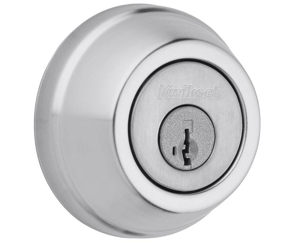 Satin Chrome Double Cylinder Deadbolt L779
