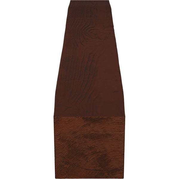 Sandblasted Faux Wood Fireplace Mantel, Natural Pecan V414267