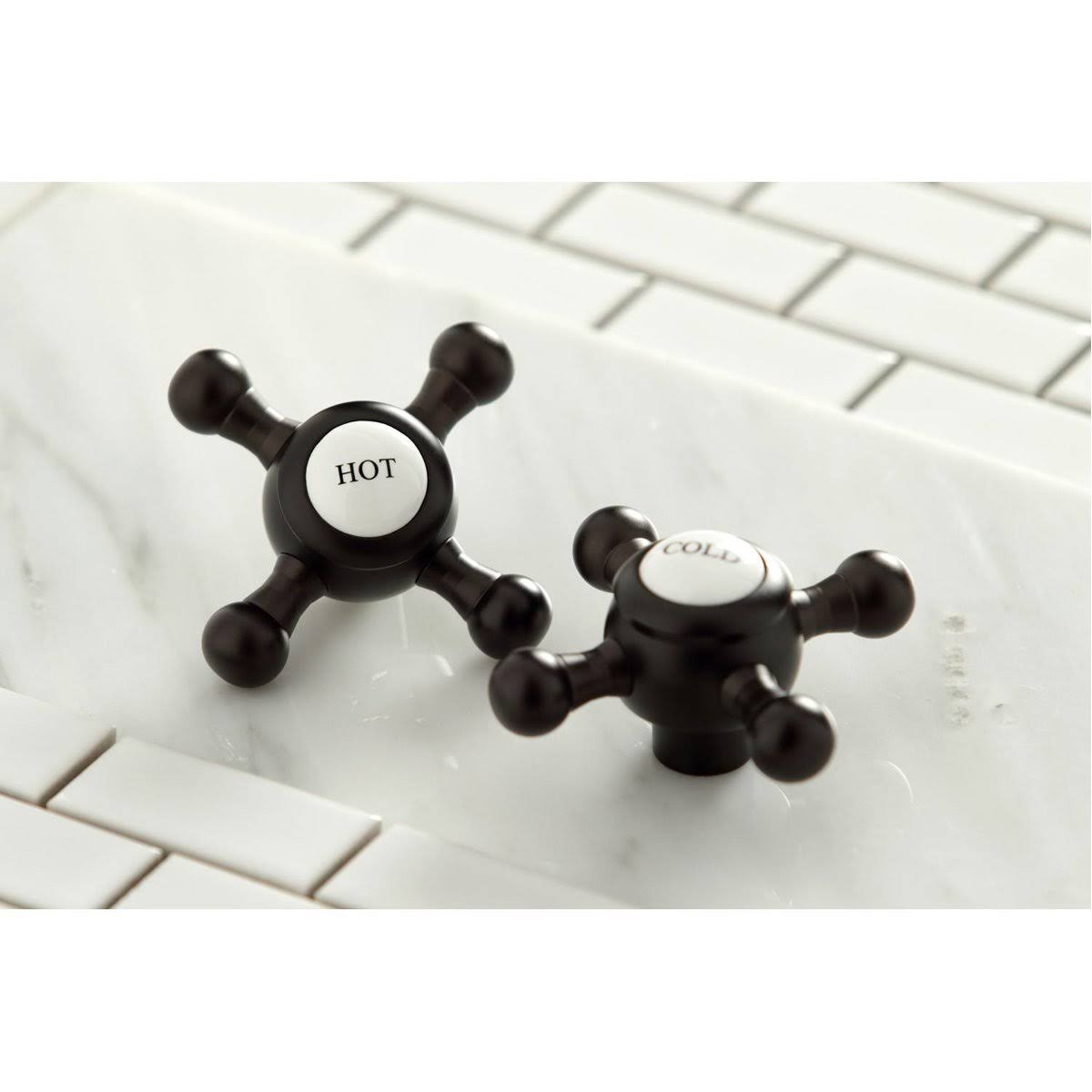 Oil Rubbed Bronze Roman Tub Filler with Hand Shower F665