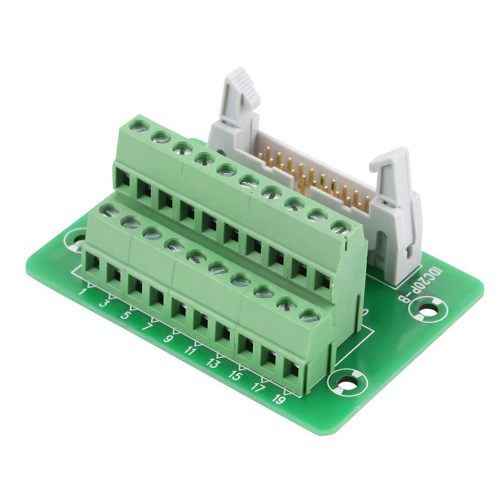 2x10 20Pins Male Header Terminal Block Connector Pack of 2 C4514