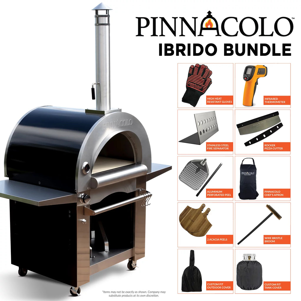 Wood GAS Pizza Oven with Accessories E8857