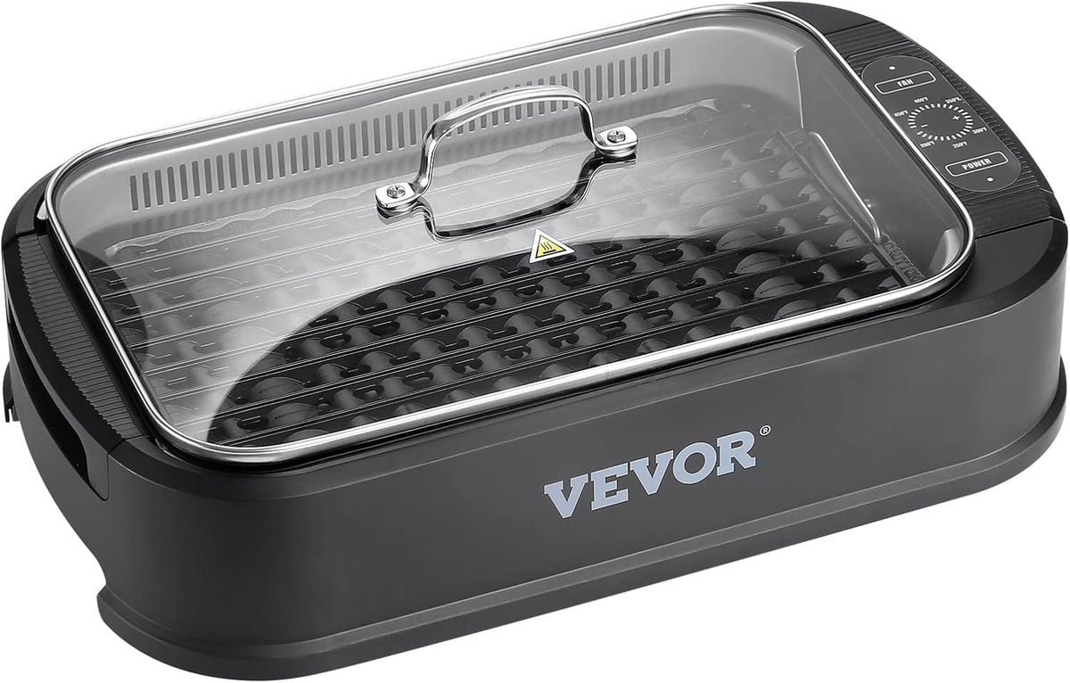 110 sq.in 1500W Electric Non-Stick Smokeless Indoor Grill H4829