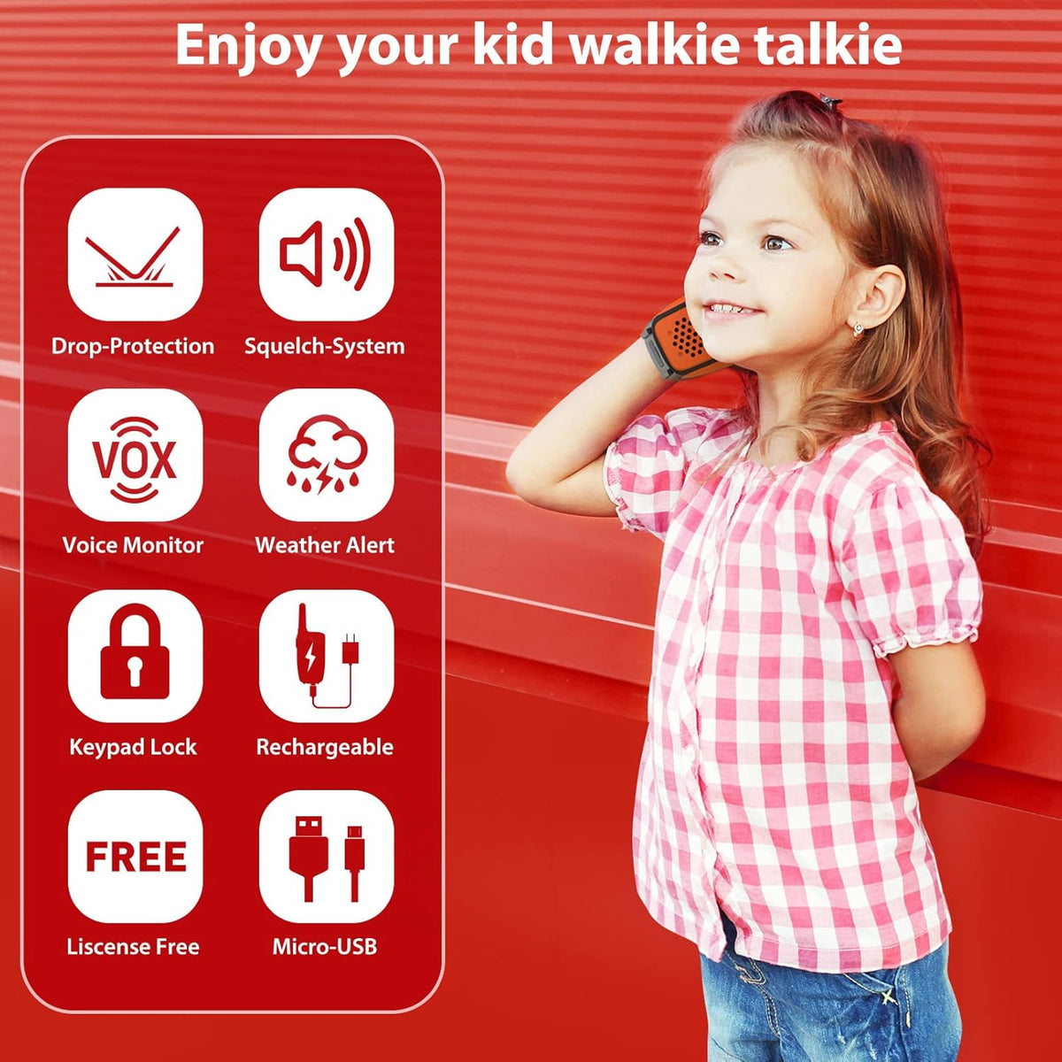 Walkie Talkie for Kids with Batteries and Charger T5211