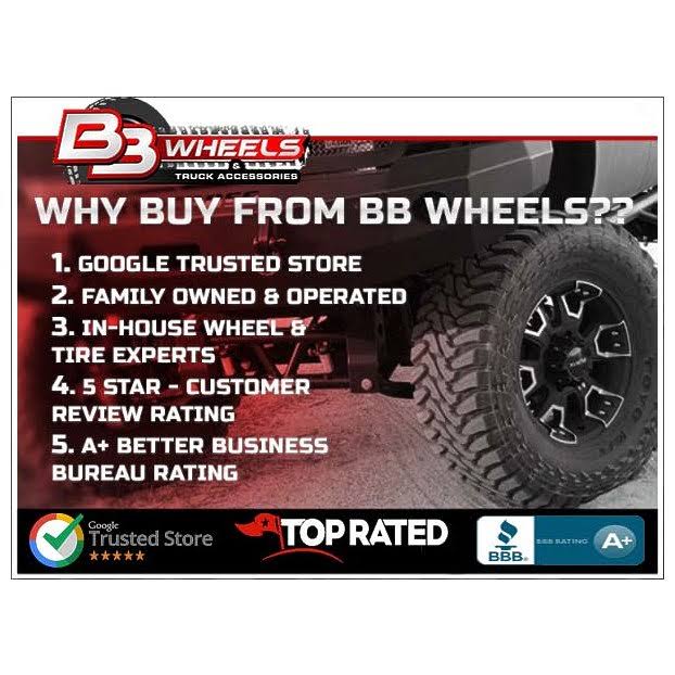 15x8 5x114.30 Black Wheel E6028