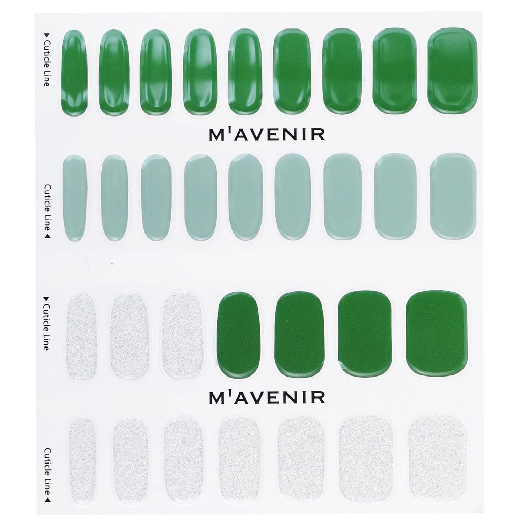 Green Nail Sticker 32pcs M88468