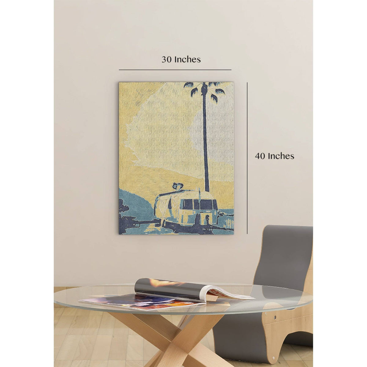 Multi-Color Stretched Canvas F462