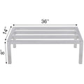 Aluminum Dunnage Rack (36" Long x 14" Wide x 8" High) Y181532