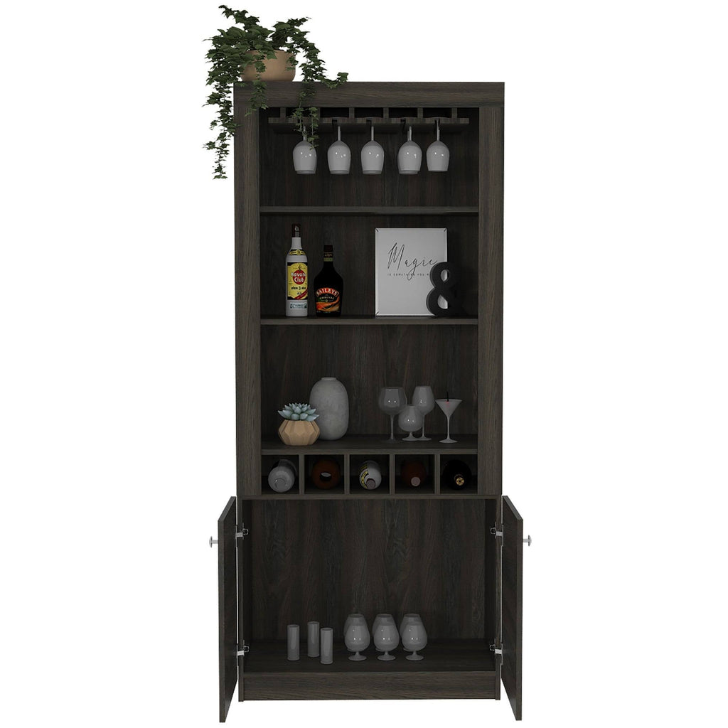 Black Wengue Bar Cabinet L382667
