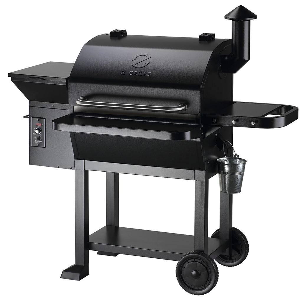 Wood Pellet Grill and Smoker 8-in-1 BBQ Black B633