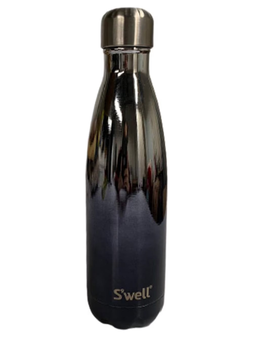 White Gold Ombré Stainless Steel Vacuum-Insulated Water Bottle B28168