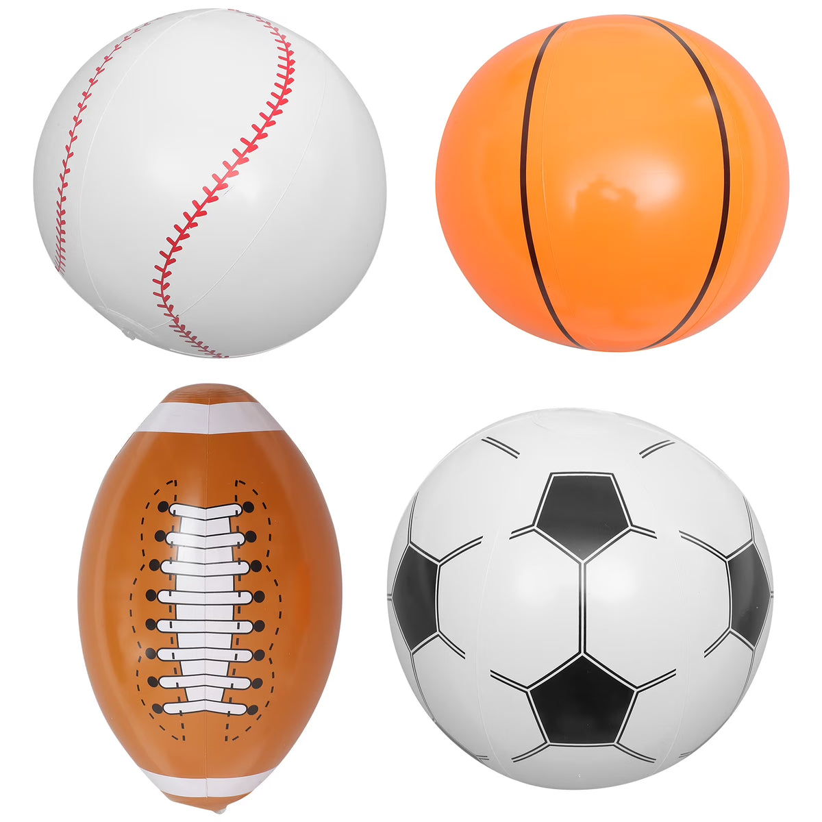 Inflatable Beach Ball Set of 4 K22334