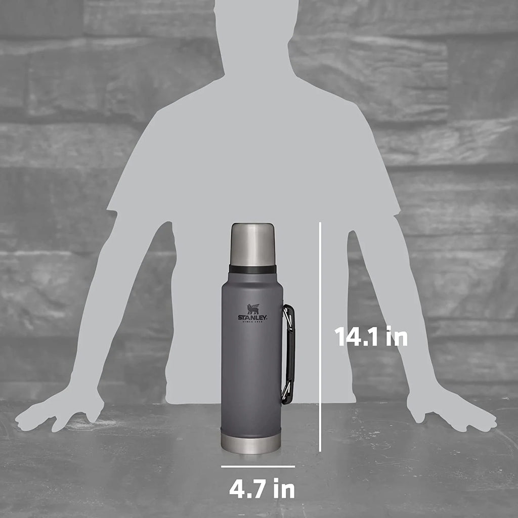 Charcoal 1.5 qt Insulated Bottle E709188