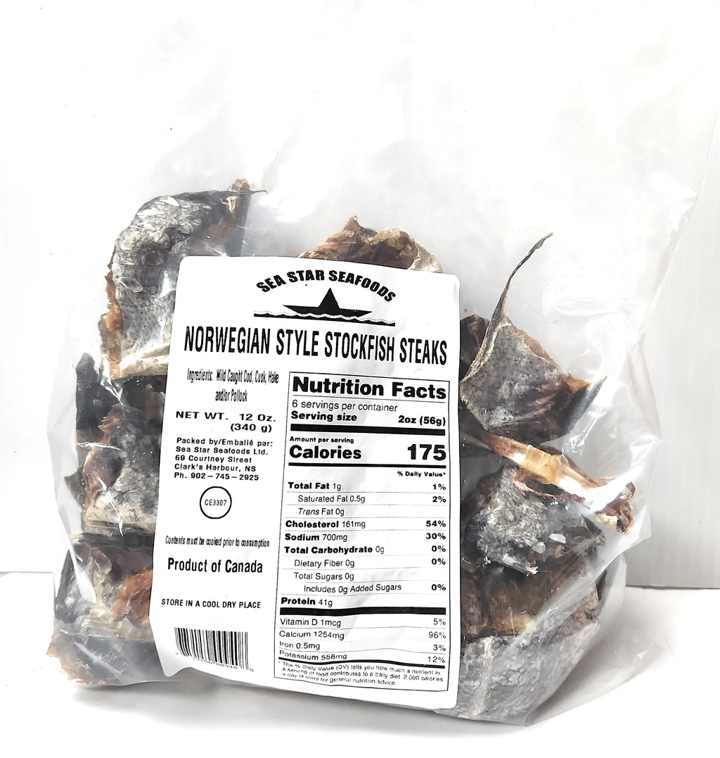 Norwegian Style Stockfish Steaks 12oz/340g L3738