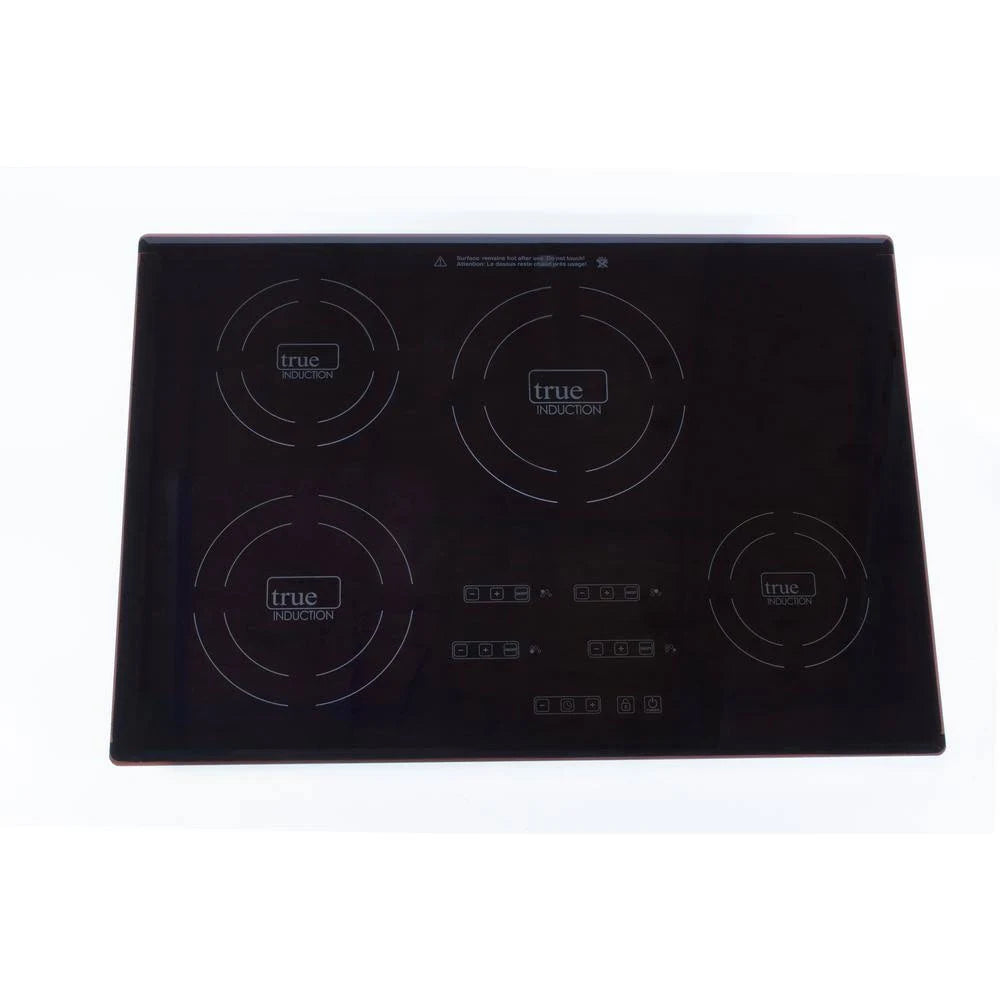 Black Glass Induction Cooktop with 4 Induction Elements N69156