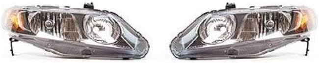 2006 2007 2008 Headlight Assembly Pair Driver and Passenger Side Q7942