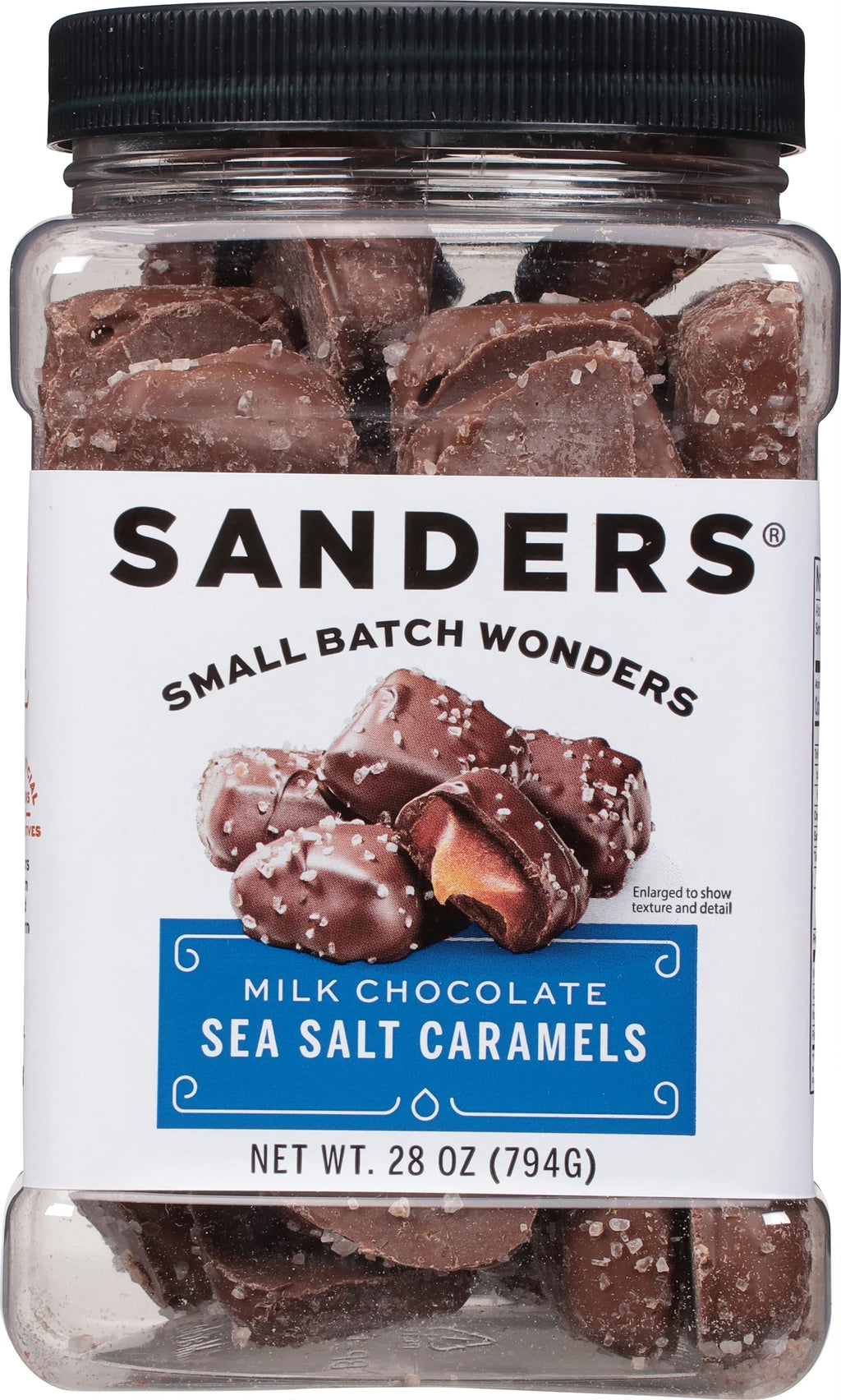 Milk Chocolate Sea Salt Caramels, 28 oz. B895
