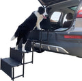 Grey Pack of 2 Folding Pet Stairs Ramp Ladder W6765