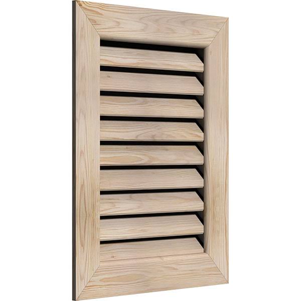 12-in W x 12-in H Vertical Gable Vent Unfinished Smooth Pine M371212