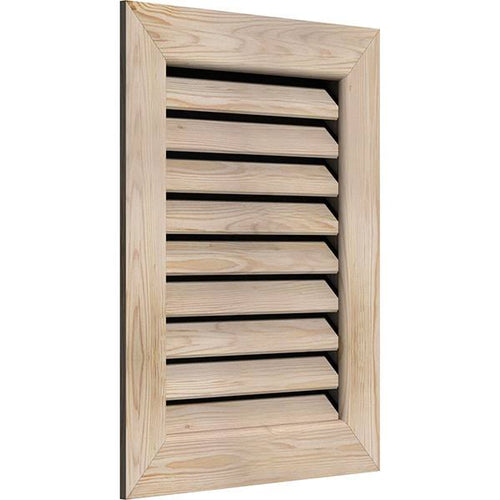 12-in W x 12-in H Vertical Gable Vent Unfinished Smooth Pine M371212