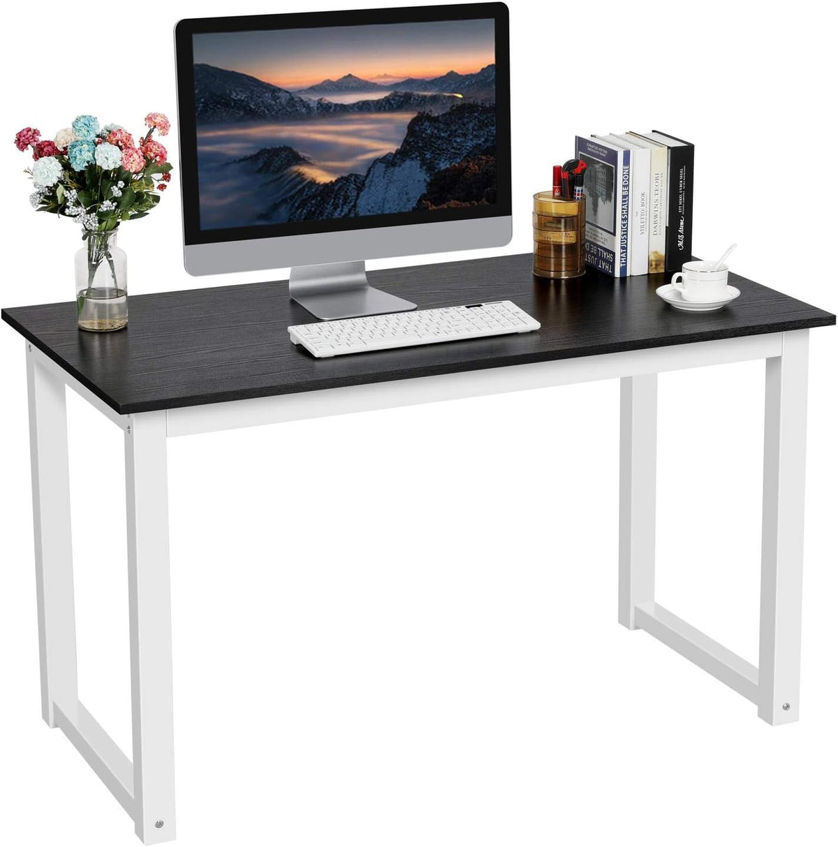 White Computer Desk for Home Office U36330