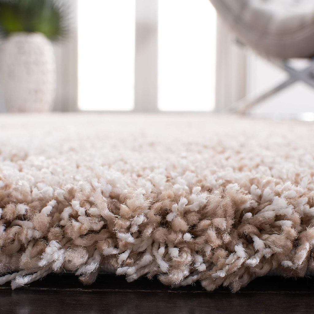 Beige Plush 2-inch Thick Runner S731