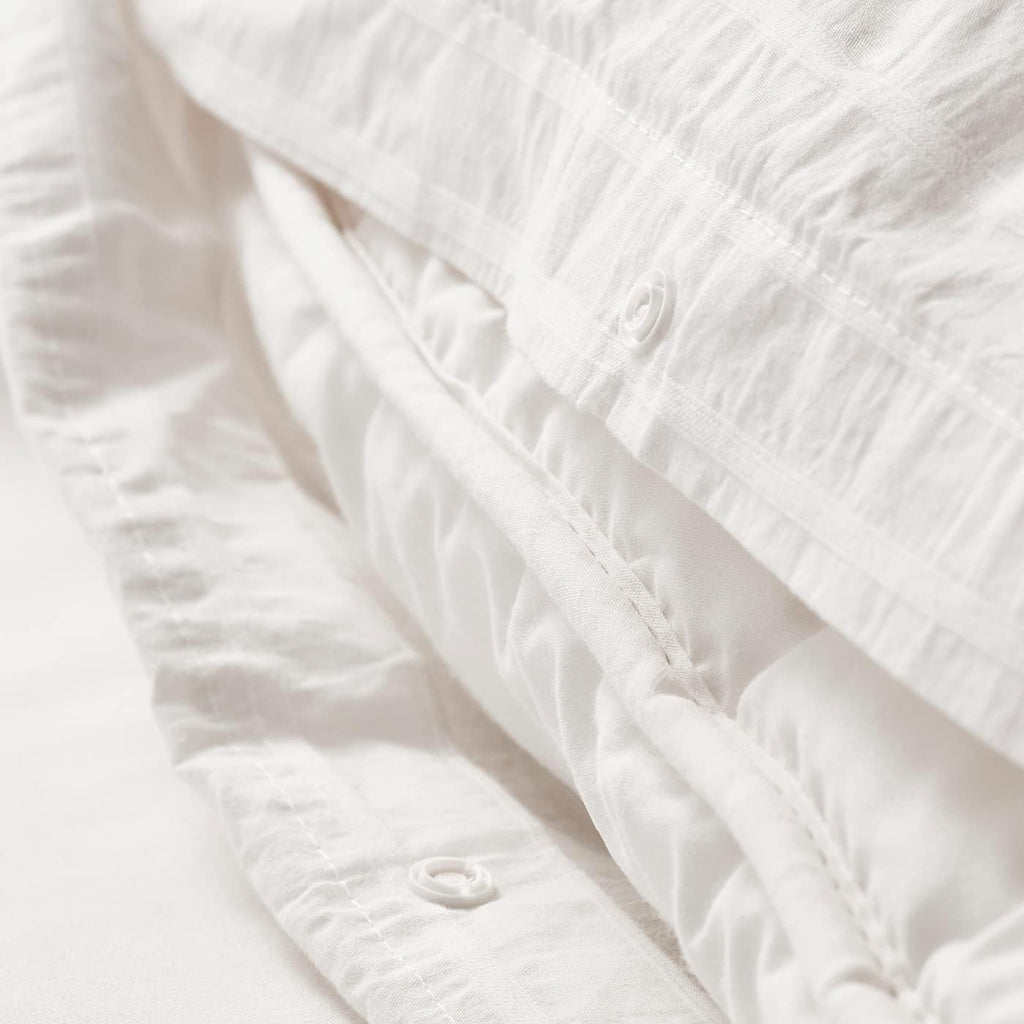 King White Duvet Cover and Pillowcases N99829