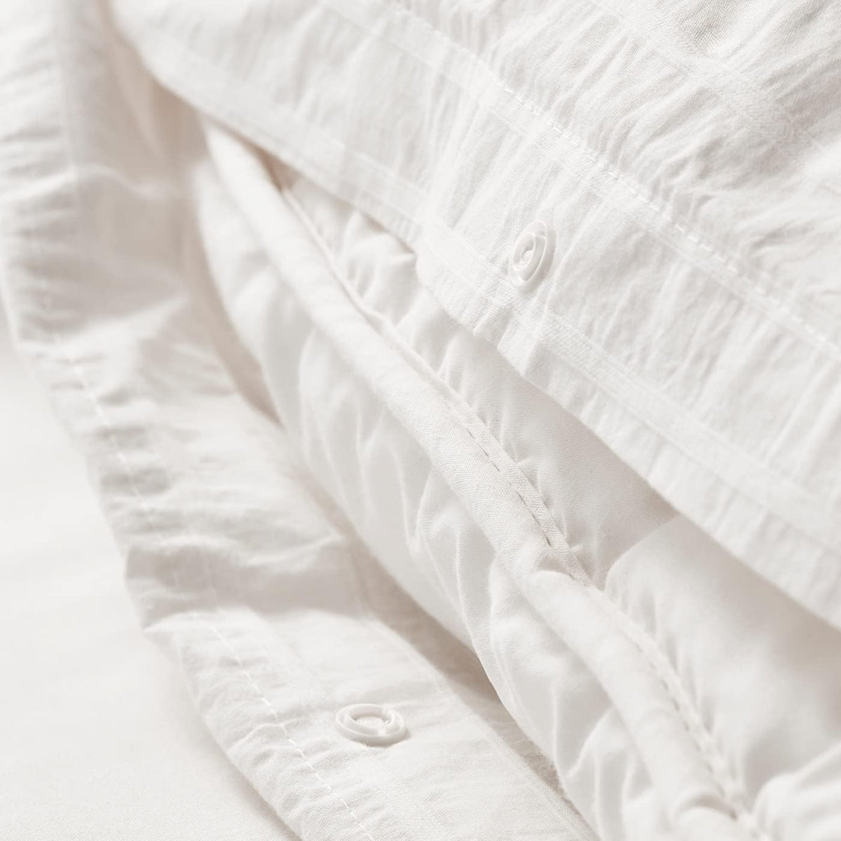 King White Duvet Cover and Pillowcases N99829