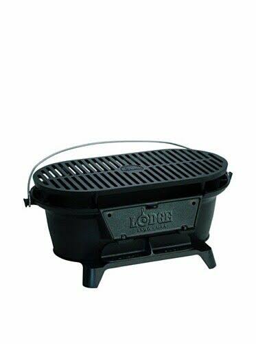 Large Charcoal Cast Iron Hibachi-Style Grill K195029