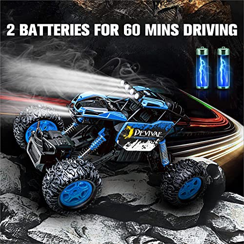 1:12 4WD Remote Control Monster Truck with Lifting Function (Blue) M37318
