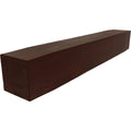 Sandblasted Faux Wood Fireplace Mantel, Natural Pecan V414267