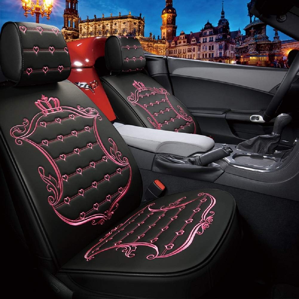 5pcs Waterproof Leather Car Seat Covers Full Set Q54534